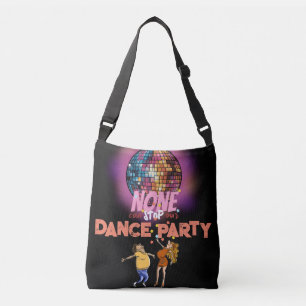 Retro Disco Dance Party Funky 70s Theme Crossbody Bag