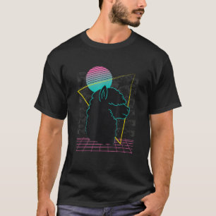 Retro disco llama alpaca T-Shirt