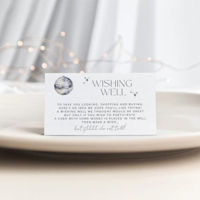 Retro Disco Party Wishing Well Enclosure Card (Creator Uploaded)