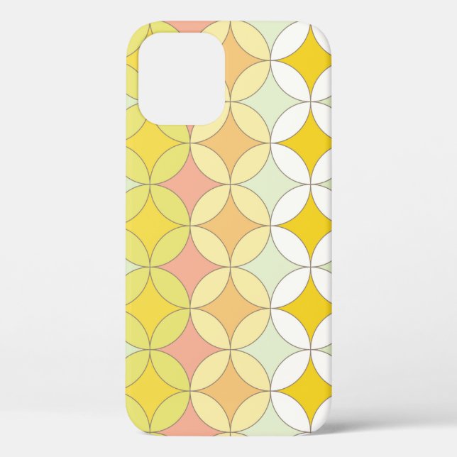 Retro Disco Style Seamless Pattern Case-Mate iPhone Case (Back)