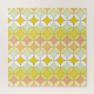 Retro Disco Style Seamless Pattern Jigsaw Puzzle