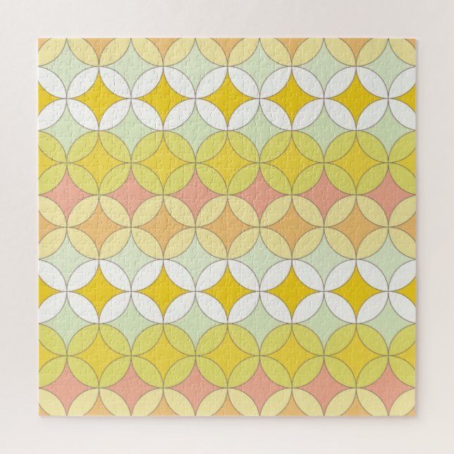 Retro Disco Style Seamless Pattern Jigsaw Puzzle (Vertical)