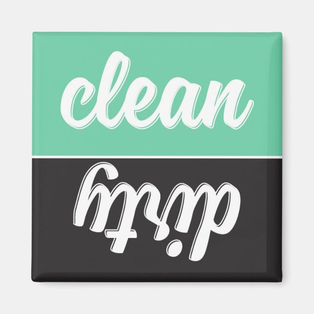 Retro Dishwasher Magnet (Front)