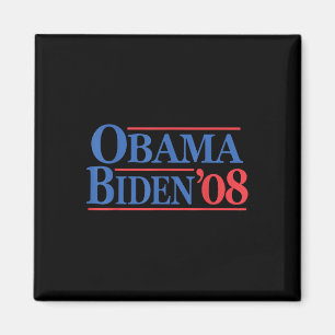 Retro Distressed Vintage Obama Biden 08 Campaign  Magnet