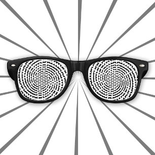 Retro Dizzy Hypnosis Spiral Sunglasses