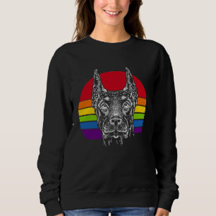Retro Doberman  2 Sweatshirt