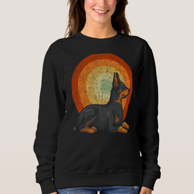 Retro Doberman Sweatshirt (Front)
