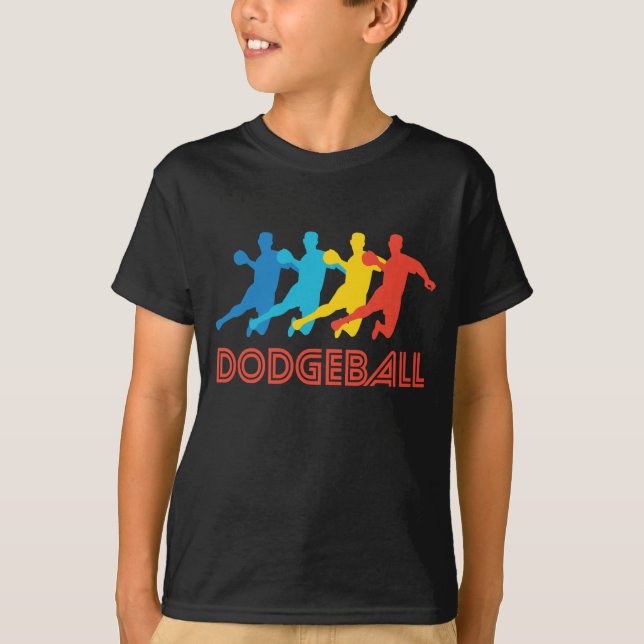 Retro Dodgeball Pop Art T-Shirt (Front)