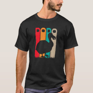 Retro Dodo Bird Birder Birds Watcher Birding T-Shirt