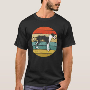 Retro Dog Cool Greyhound Dog Love Animal T-Shirt