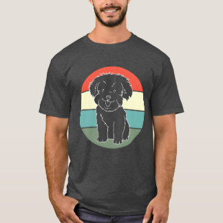 Retro Dog Maltese Dog For Women retro friends T-Shirt