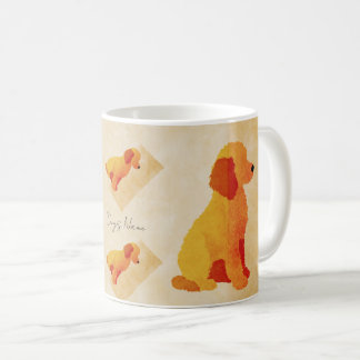 Retro Dog Mug – Cozy Pet Lover Coffee Cup – Custom