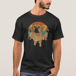 Retro Dog  Puggle T-Shirt