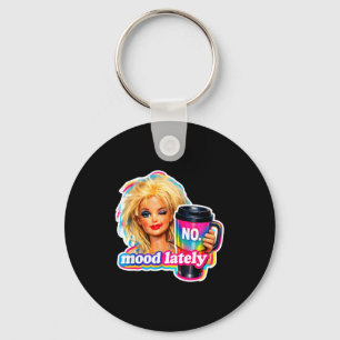 Retro doll face meme dolls plastic digusting doll key ring