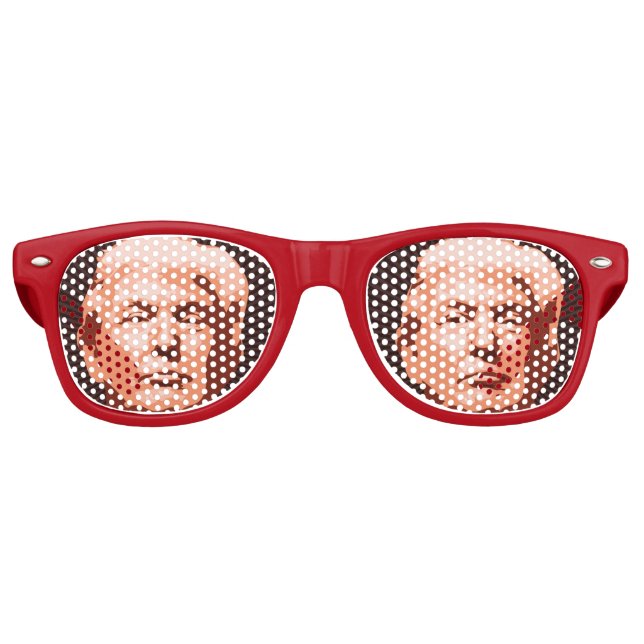 RETRO DONALD TRUMP PARTY FUN (SUN) GLASSES! RETRO  RETRO SUNGLASSES (Front)