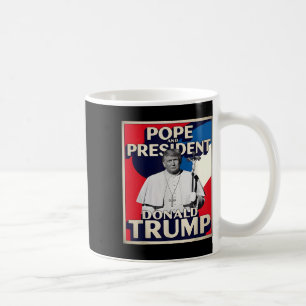 Retro Donald Trump President And Pope Catholic Vat Coffee Mug