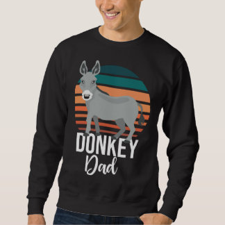 Retro Donkey Dad Donkey  Animal Farm Sweatshirt