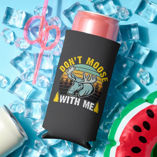 Retro – Don't Moose with Me Seltzer Can Cooler (In Situ Summer)
