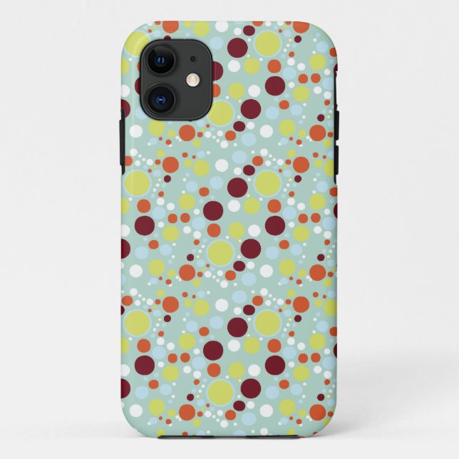 Retro Dots 2 Case-Mate iPhone Case (Back)