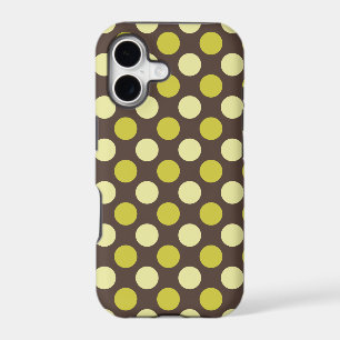"Retro Dots - Chocolate And Lime" iPhone 5/5S Case