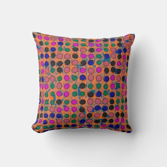 Retro Dots Cushion (Front)