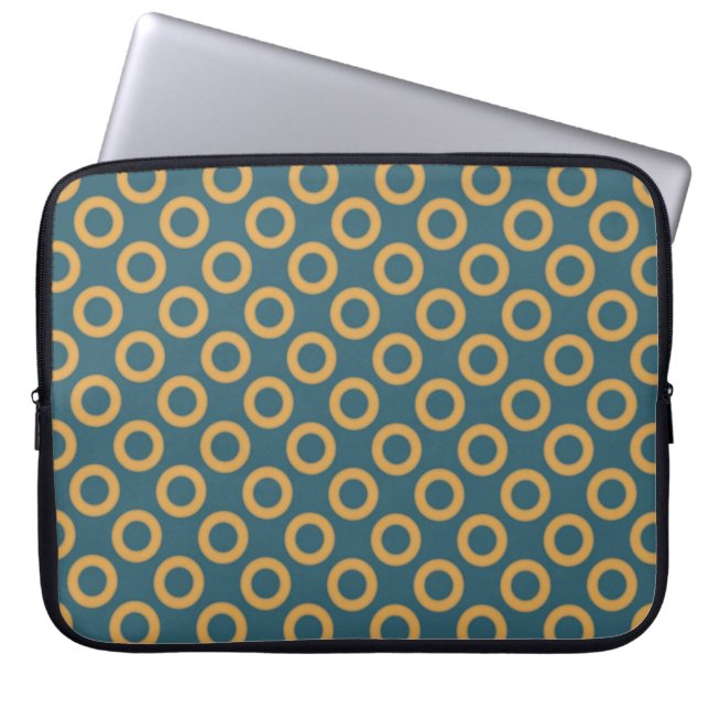 Retro Dots Laptop Sleeve (Front)