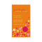 "Retro Dots" Orange & Pink Mummy Business Card