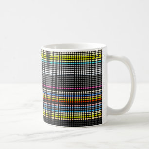 Retro dots stripes Rainbow #2 - Mugs