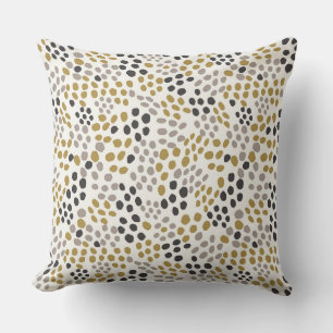 Retro Dotted Pattern for Mid Century Design Cushion