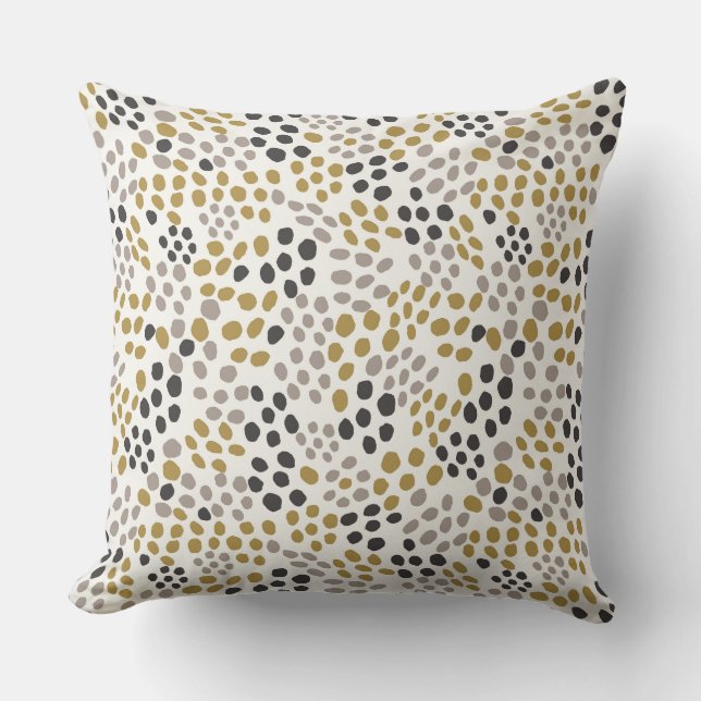 Retro Dotted Pattern for Mid Century Design Cushion (Front)