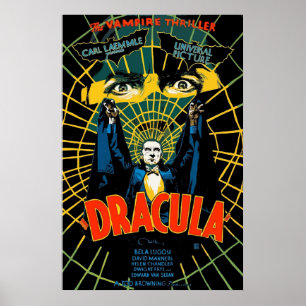 Retro Dracula Poster