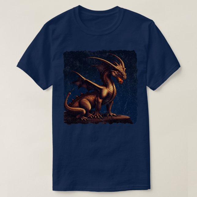 Retro Dragon T-Shirt (Design Front)