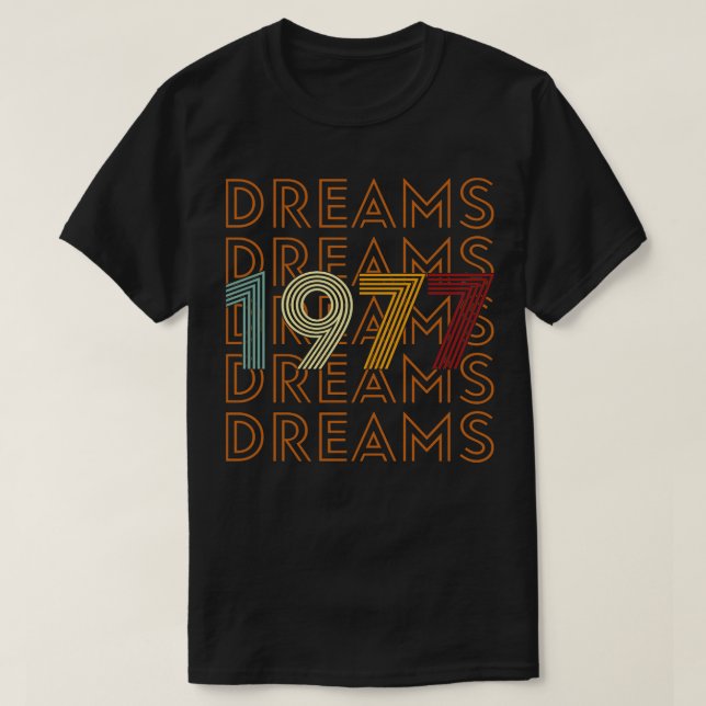 Retro Dreams 1977 T-Shirt (Design Front)