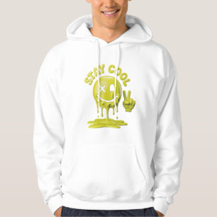 Retro Drip Smile with Cool Vibes Hoodie