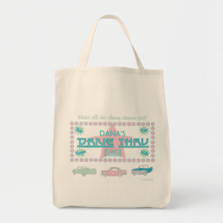 Retro Drive-Thru Diner (pink) Tote Bag