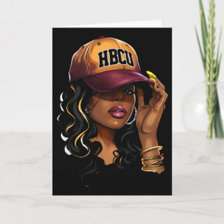 Retro Drug Future Hbcu Grad Black Graduation Hbcu  Card