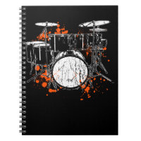 Retro Drum Set Music Drummer