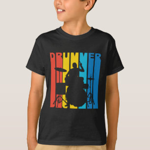 Retro Drummer T-Shirt