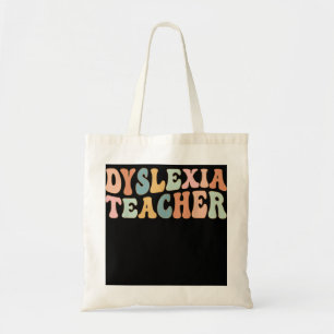 Retro Dyslexia Teacher Dyslexia Awareness Dyslexia Tote Bag