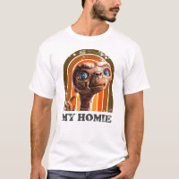 Retro E.T the extra terrestrial, 80s movie