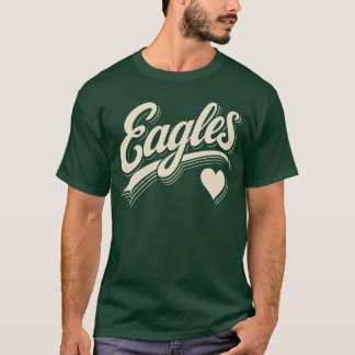 Retro Eagles Heartypography Gift for Men Women Kid T-Shirt