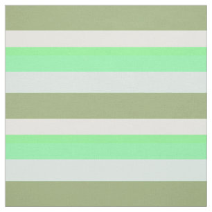 Retro Earth & Sea Vertical Stripes Fabric