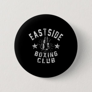 Retro East Side Boxing Club - Vintage Distressed 6 Cm Round Badge