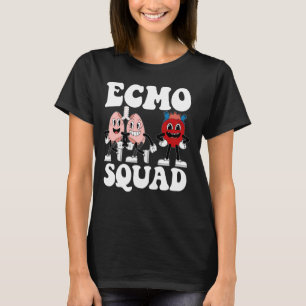 Retro ECMO Nurse Squad Ecmo Specialist Crew Cvicu T-Shirt