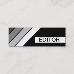 retro EDITOR Mini Business Card