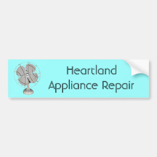 Retro Electric Fan Bumper Sticker