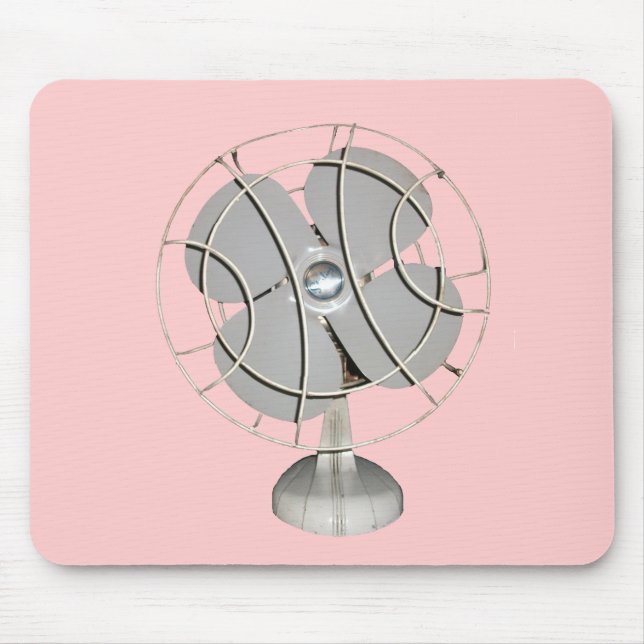 Retro Electric Fan Mouse Pad (Front)
