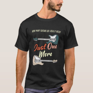 Retro Electric Guitar Graphic and Guitarist T-Shirt
