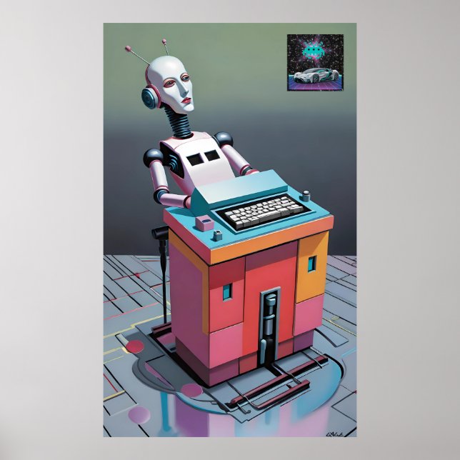 Retro-Electro Chatter Poster (Front)