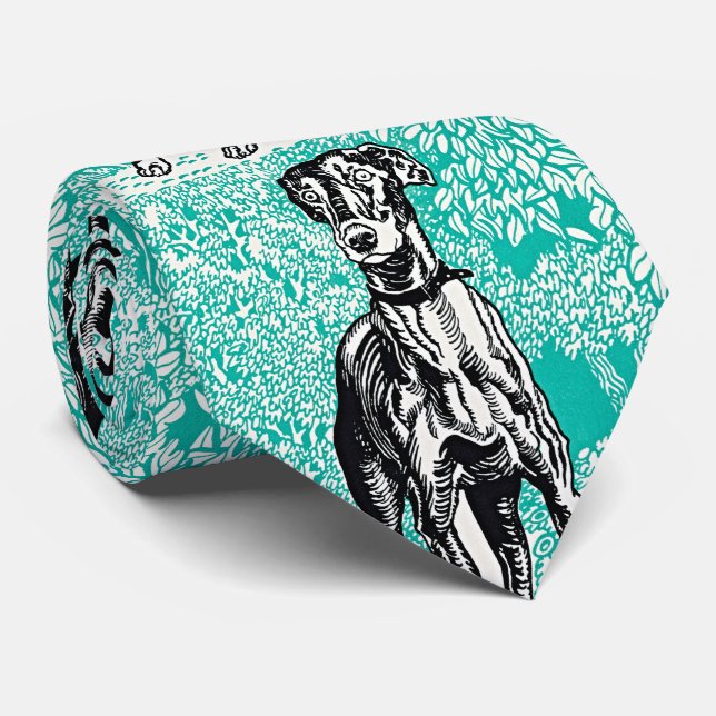 Retro Elegance:  Greyhound by Moriz Jung Tie (Rolled)